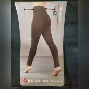 Bally Total Fitness black leggings